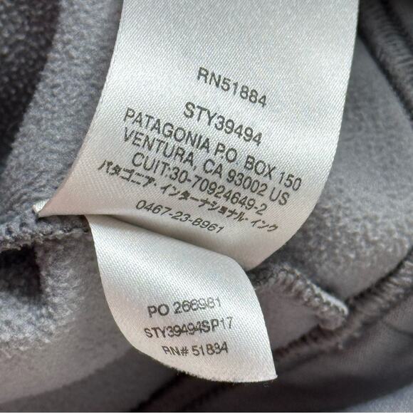 Patagonia Men’s Fitz Roy Crest PolyCycle Hoody Grey Pullover Hoodie Size Medium - Picture 9 of 9
